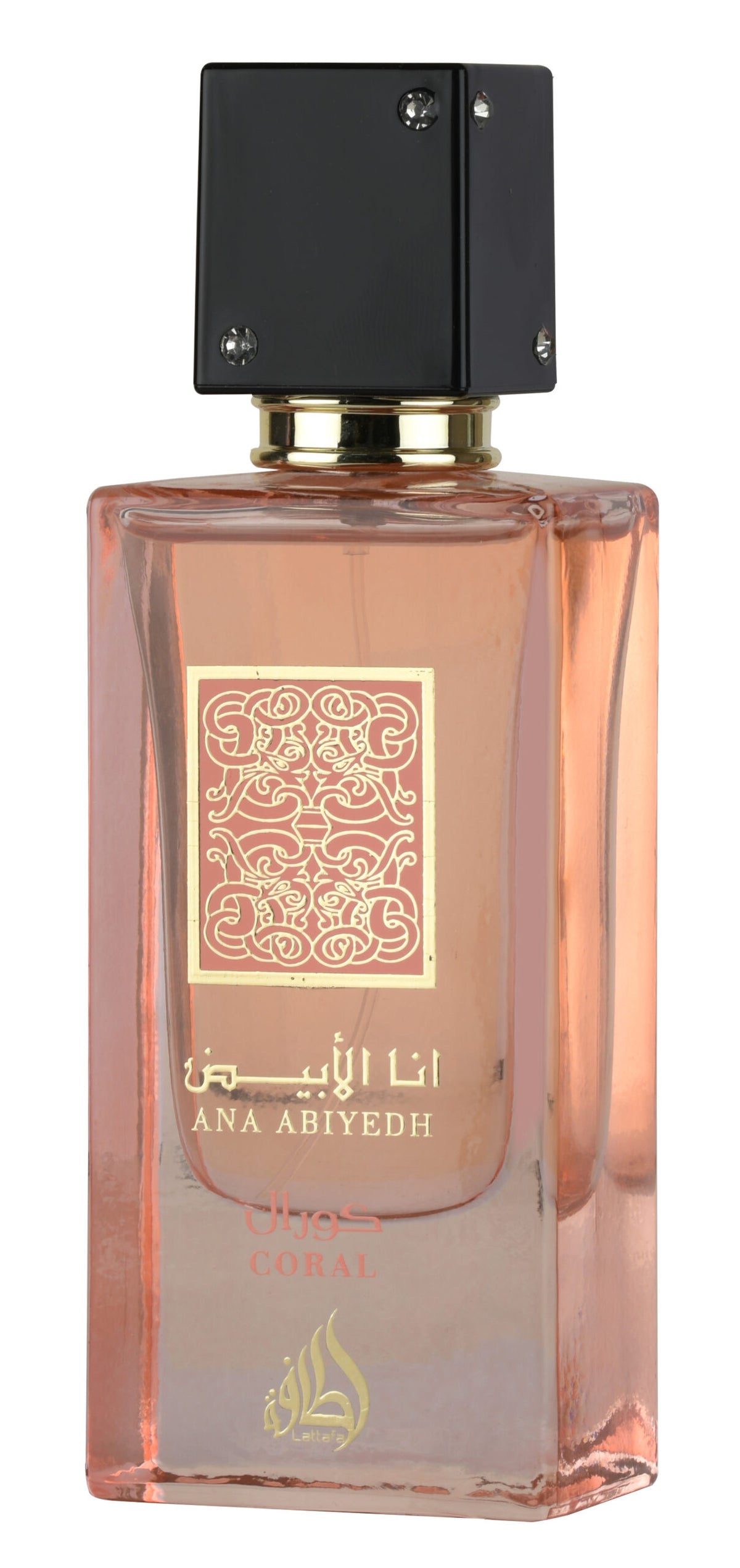 Lattafa Ana Abiyedh Coral bottle