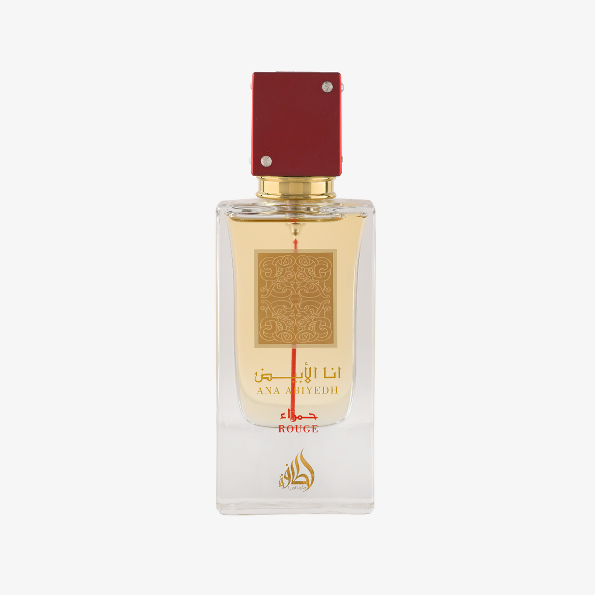Lattafa Ana Abiyedh Rouge bottle